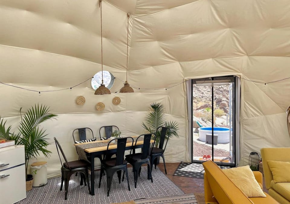 Stunning Geo Dome with Joshua Tree vibes Luxury tent in Southern California
