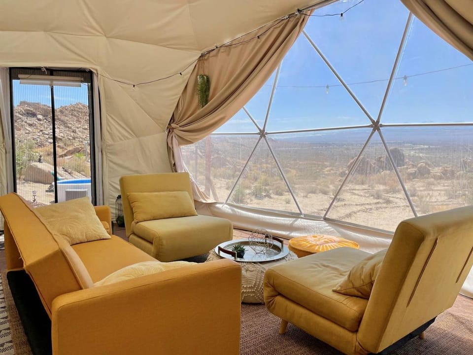 Stunning Geo Dome with Joshua Tree vibes Luxury tent in Southern California