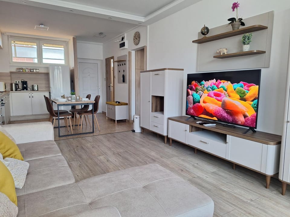 Communal lounge/ TV room, TV and multimedia, Kitchen or kitchenette, Living room, Seating area, Dining area, Evening entertainment