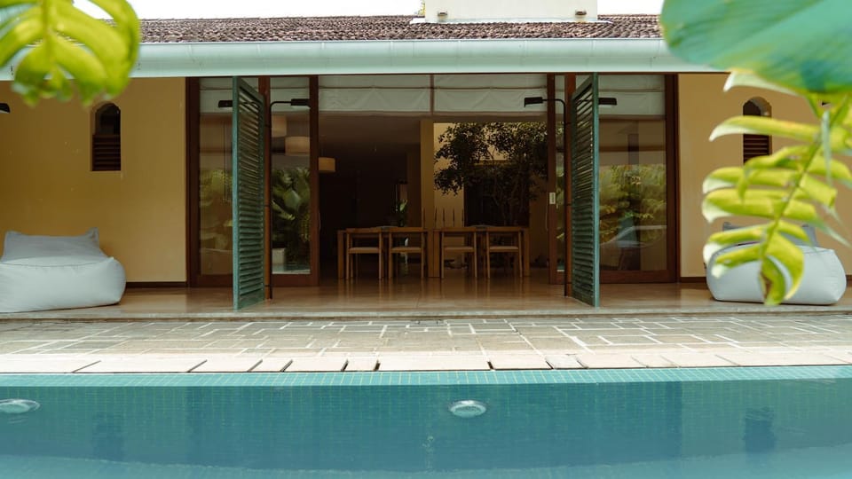 Property building, Pool view, Swimming pool
