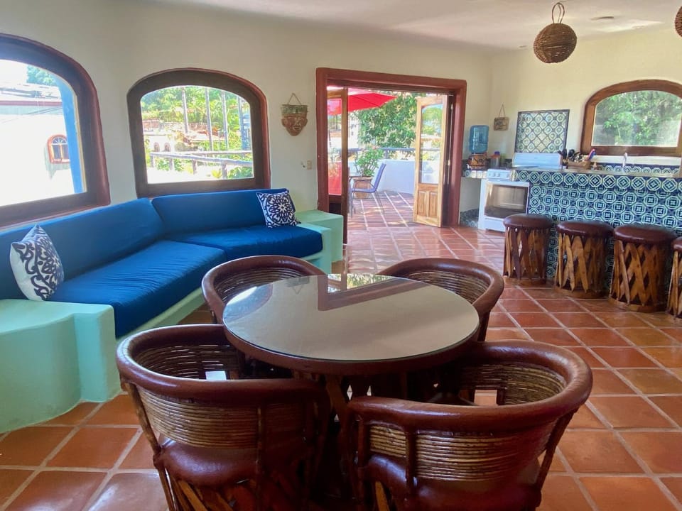 BBQ facilities, Balcony/Terrace, Living room, Photo of the whole room, Dining area, kitchen