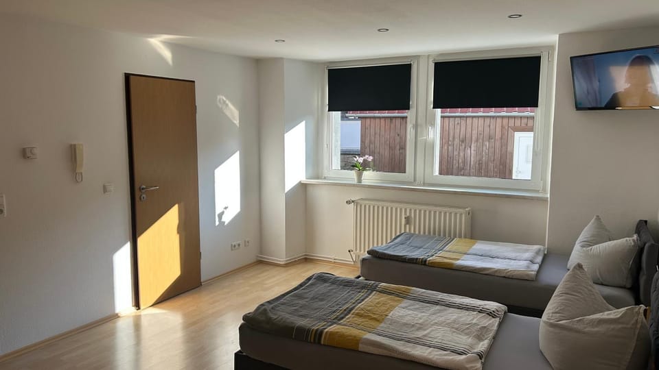 Bed, TV and multimedia, Living room, Photo of the whole room, Bedroom
