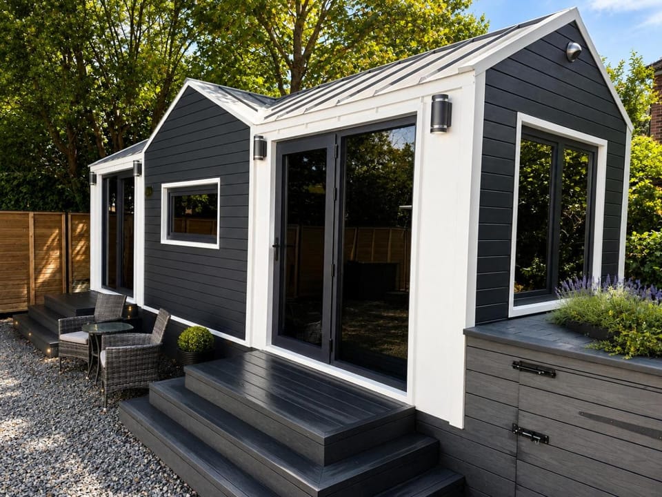 The Gatwick Cabin With Airport Parking Available Cabin in Horley