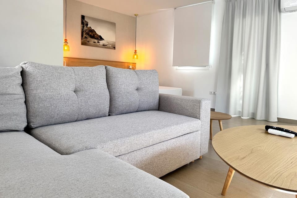 TV and multimedia, Balcony/Terrace, Living room, Photo of the whole room, air conditioner