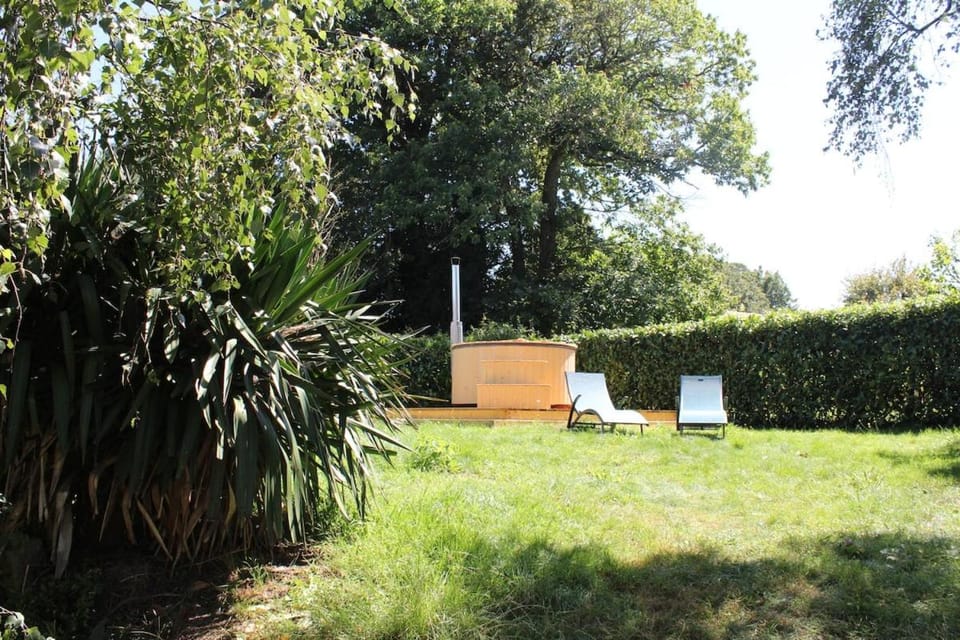 La Longère de Quily en Brocéliande 13 couchages bain nordique House in Brittany