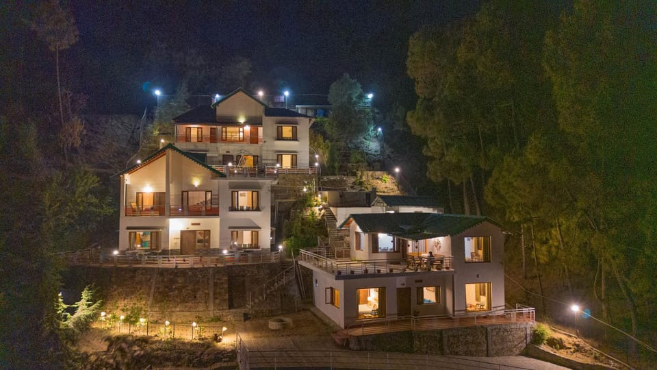 Property building, Night, Natural landscape
