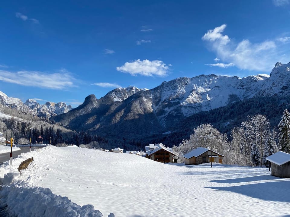 Winter, Mountain view