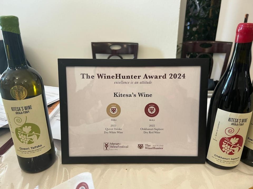 Wine tasting - Kitesa's wine cellar Campground/ 
RV Resort in Georgia