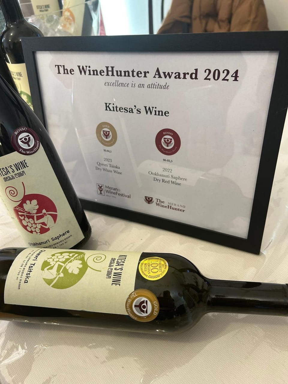 Wine tasting - Kitesa's wine cellar Campground/ 
RV Resort in Georgia