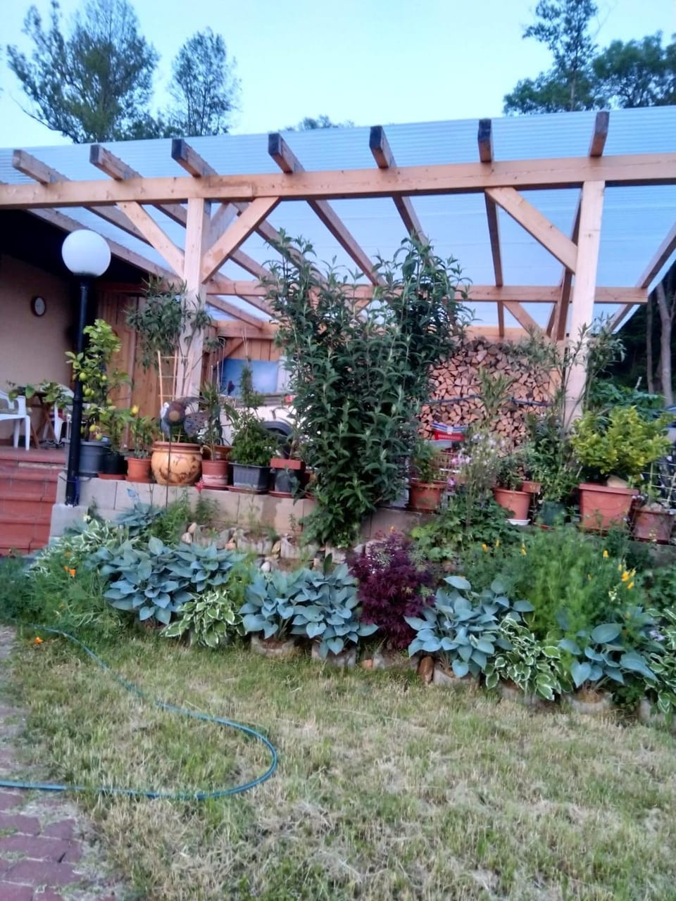 Property building, Garden, Garden view