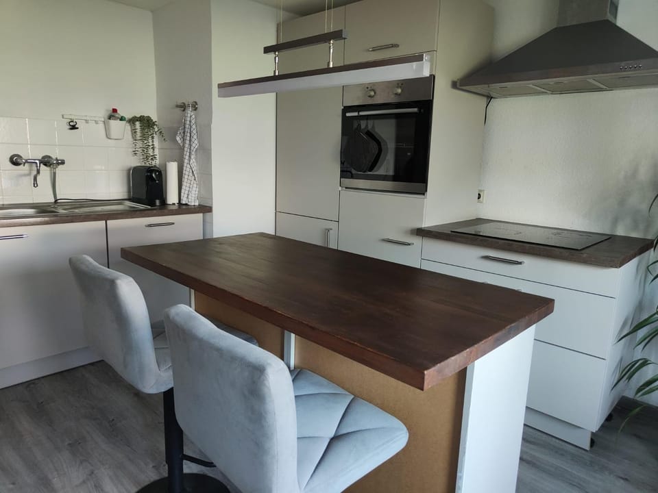 Kitchen or kitchenette, Dining area, oven, stove