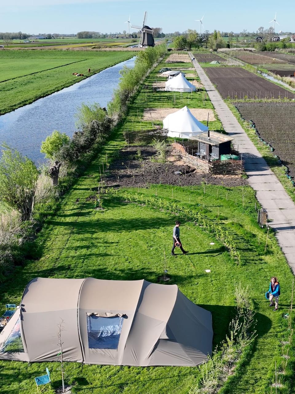 Voedselbos Camping Koperwiek Luxury tent in South Holland (province)