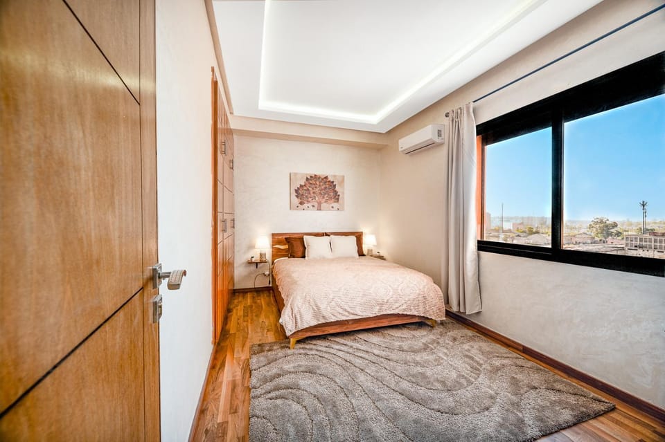 Bed, Bedroom, air conditioner