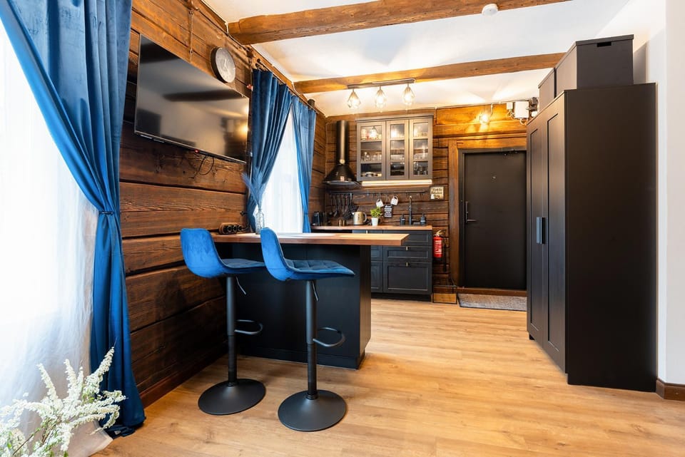 Kitchen or kitchenette, wardrobe