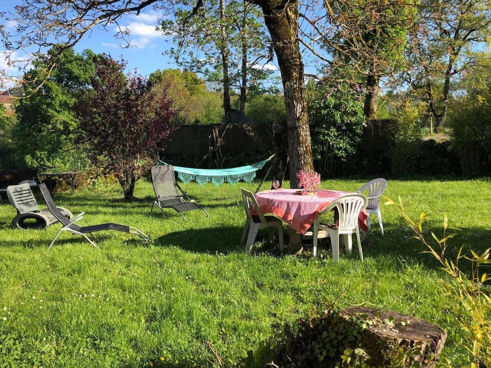 Natural landscape, Garden, Garden view, sunbed