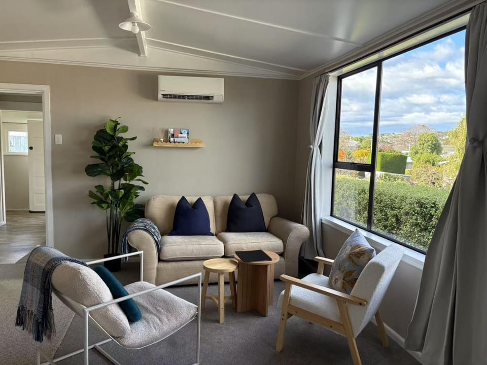 View (from property/room), Living room, Seating area, air conditioner