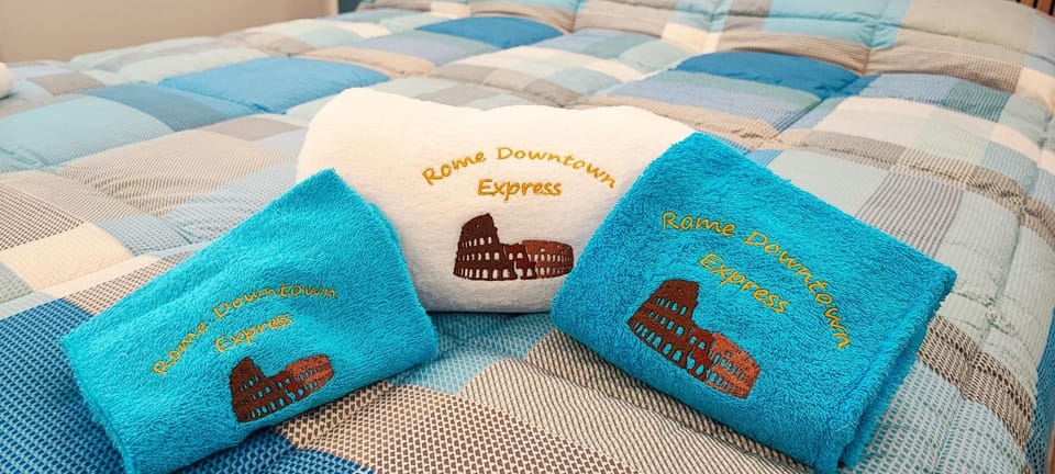 Property logo or sign, towels