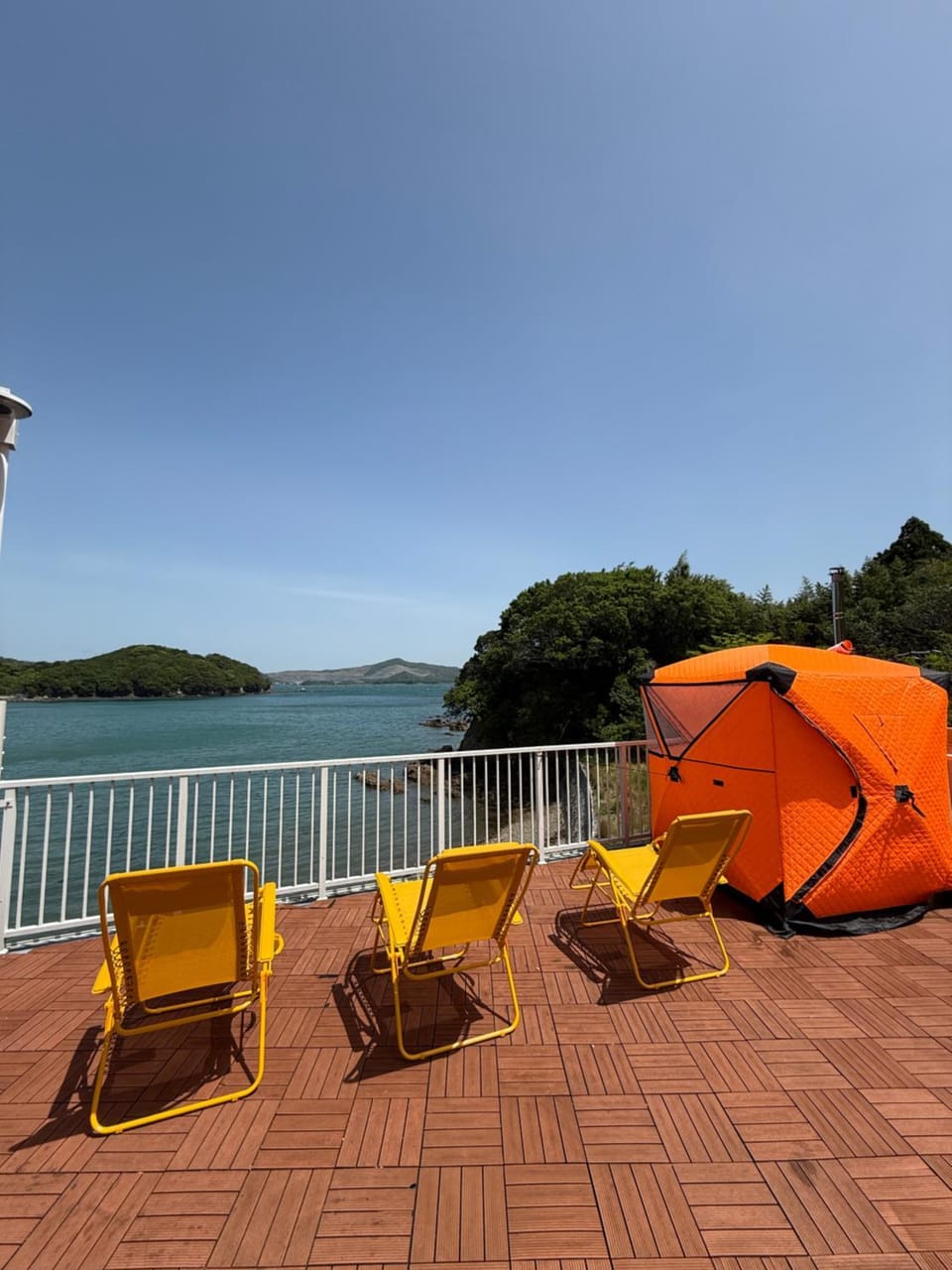 Sauna, Sea view