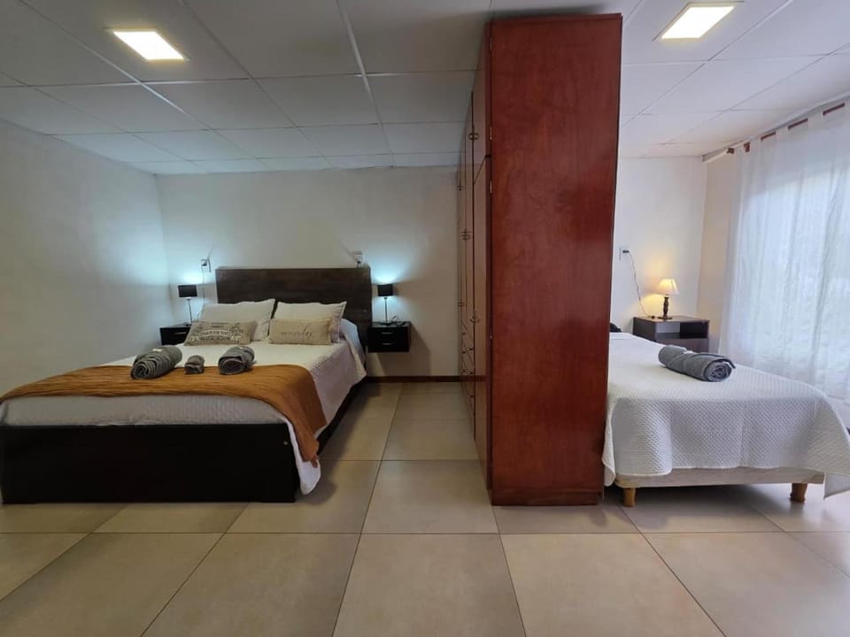Bed, Photo of the whole room, Bedroom, towels, wardrobe