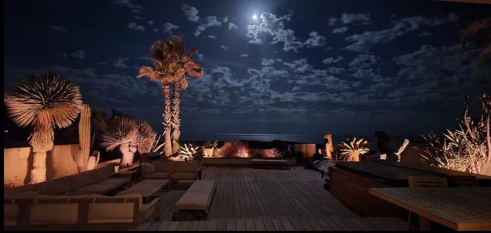 Night, Natural landscape, Balcony/Terrace, Balcony/Terrace, Sea view