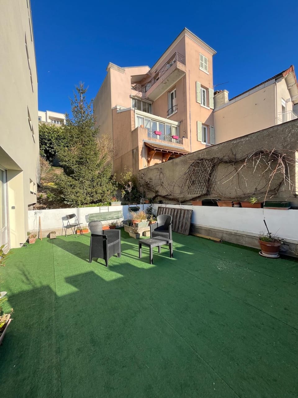 Patio, Spring, Garden, Garden view