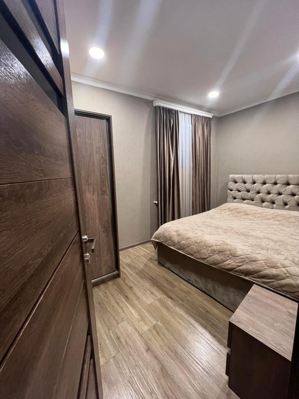 Bed, Photo of the whole room, Bedroom, wardrobe
