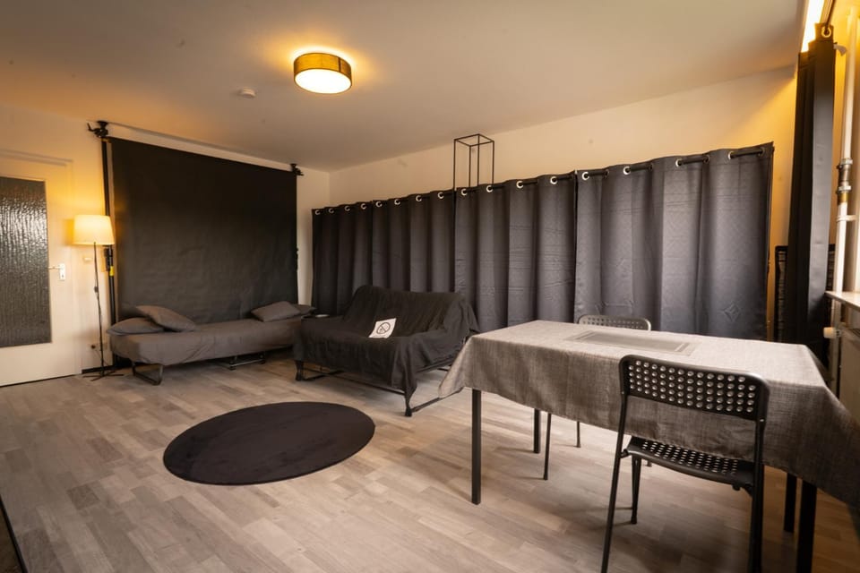 Living room, Seating area, Dining area