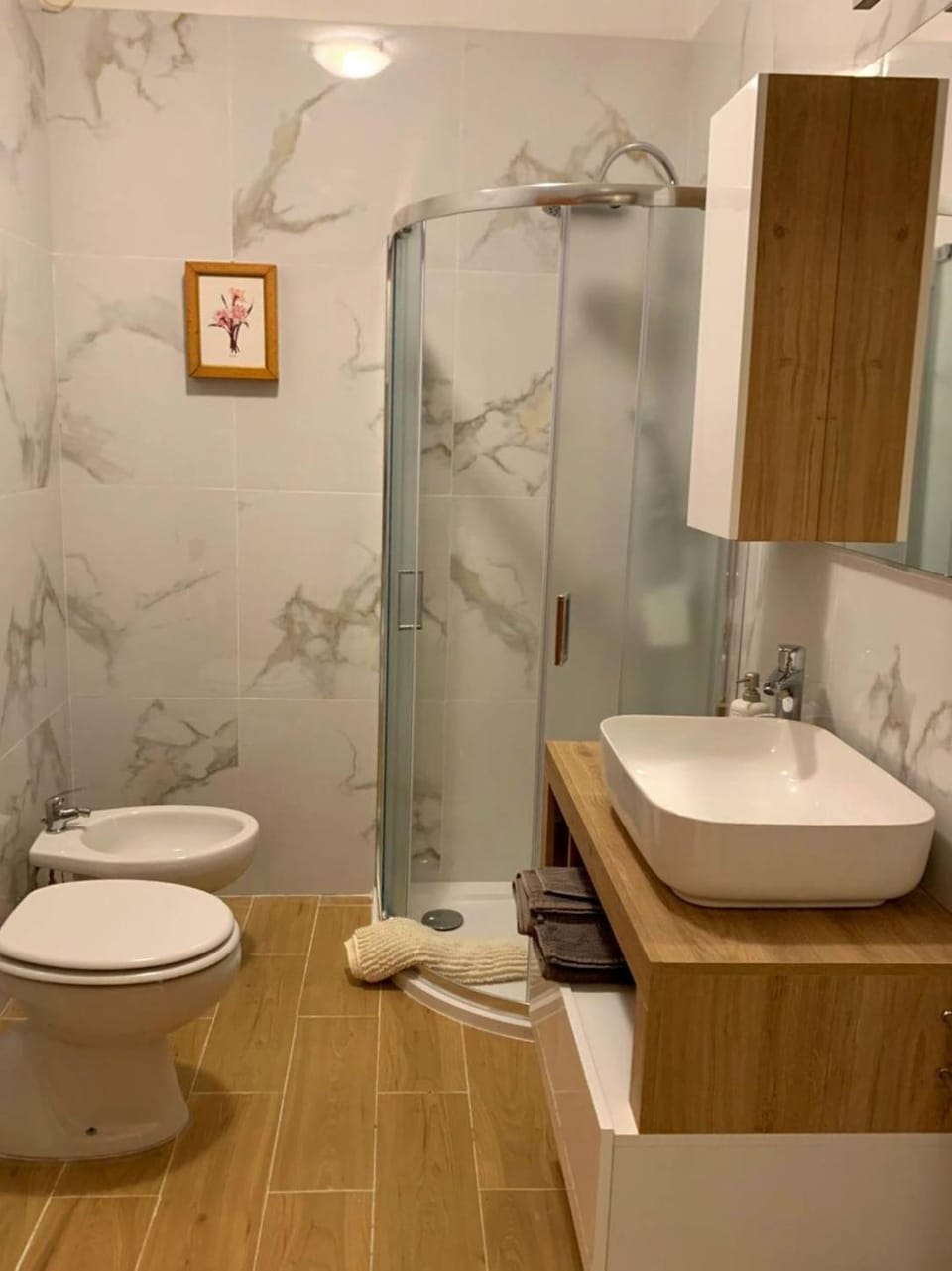 Shower, Toilet, Bathroom, bidet, towels