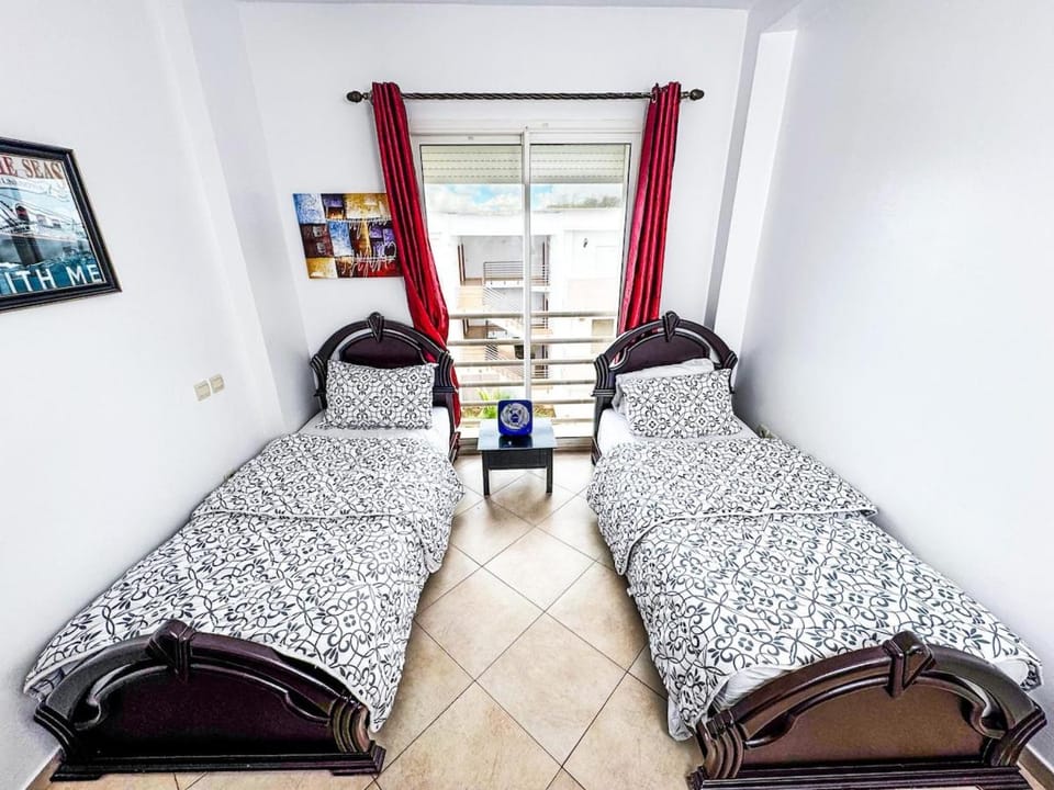 Spacious lux Apt, Pool, Sea View & Large Terrace Apartment in Souss-Massa