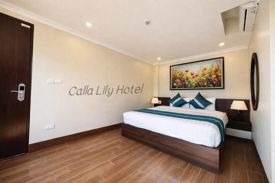 Bed, Photo of the whole room, Bedroom, air conditioner