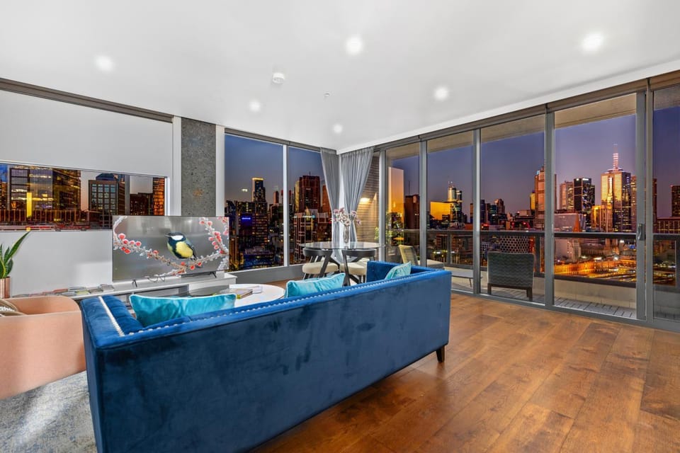 Living room, City view