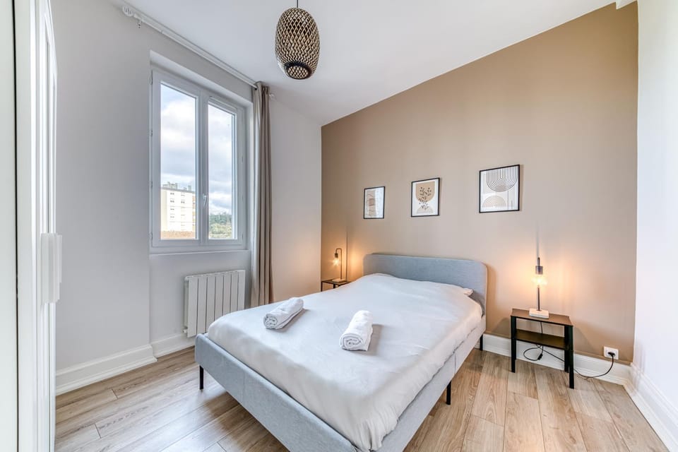 T3 L'Étoile NEUF Cosy & Lumineux - Gare Parilly Apartment in Lyon