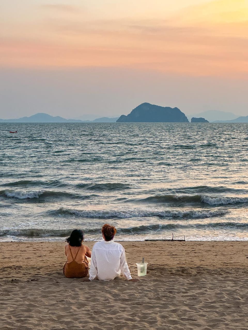 Day, Natural landscape, Beach, Sea view, Sunset
