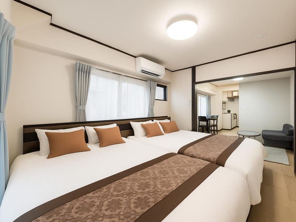 Bed, Bedroom, air conditioner