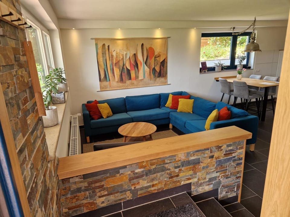Living room, Seating area, Dining area