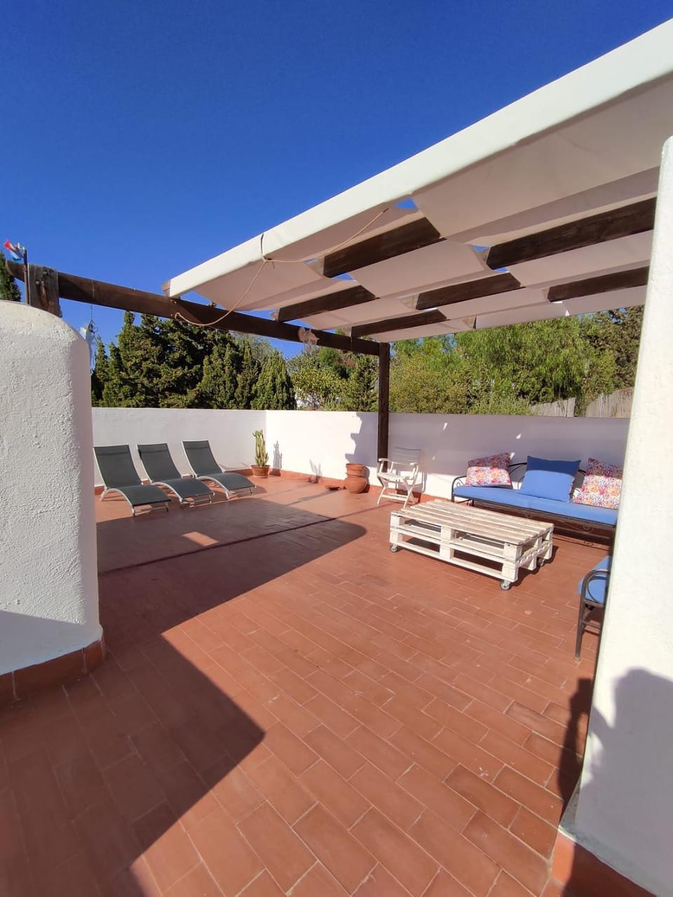 Patio, View (from property/room), Balcony/Terrace, Seating area, sunbed