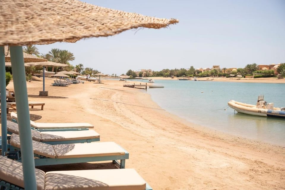 Beach, Lake view, sunbed