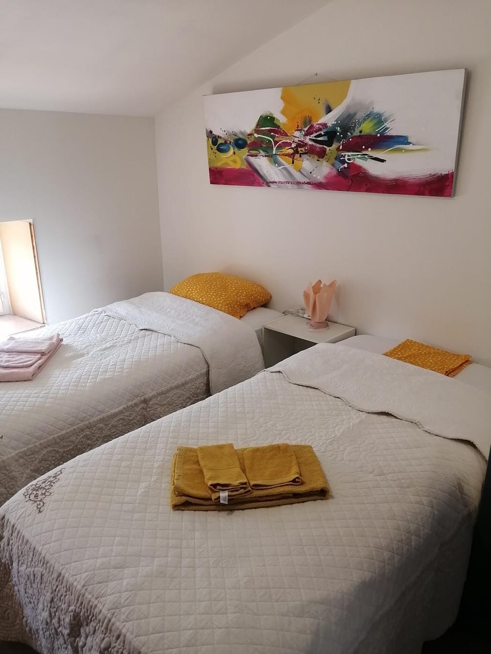 Property building, Living room, Bedroom