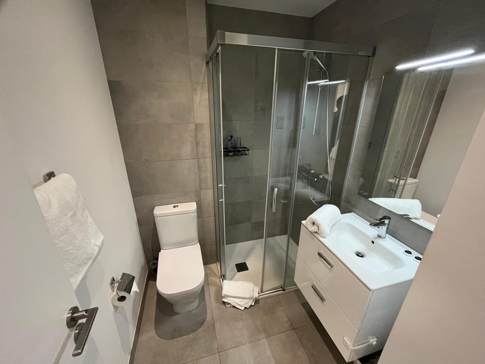 Shower, Toilet, Bathroom, towels