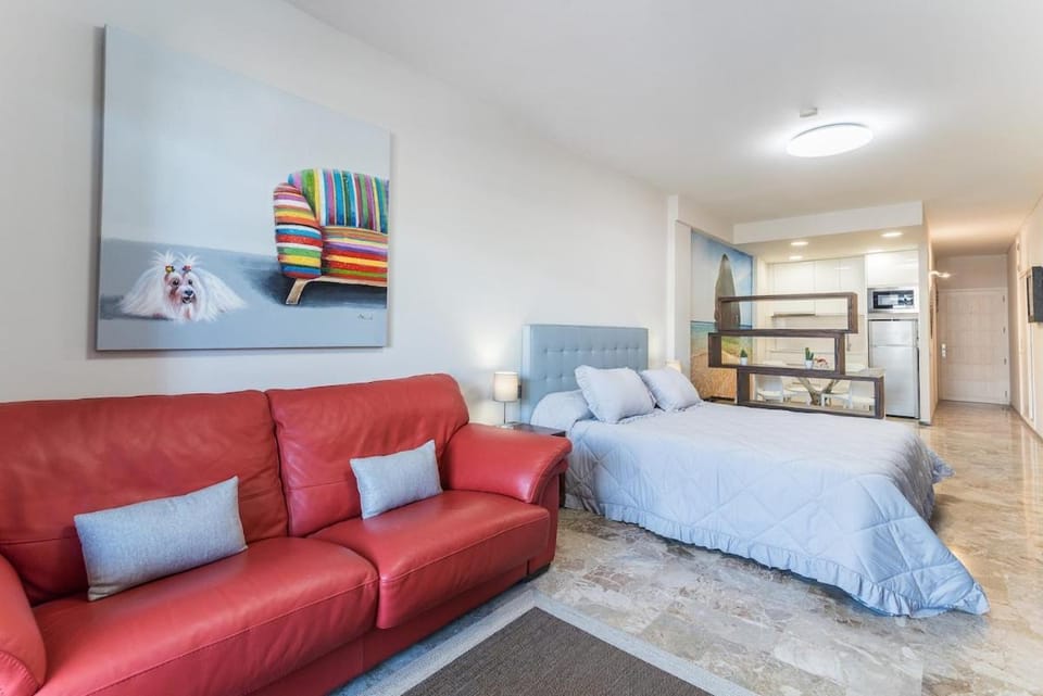 Bed, Living room, Photo of the whole room
