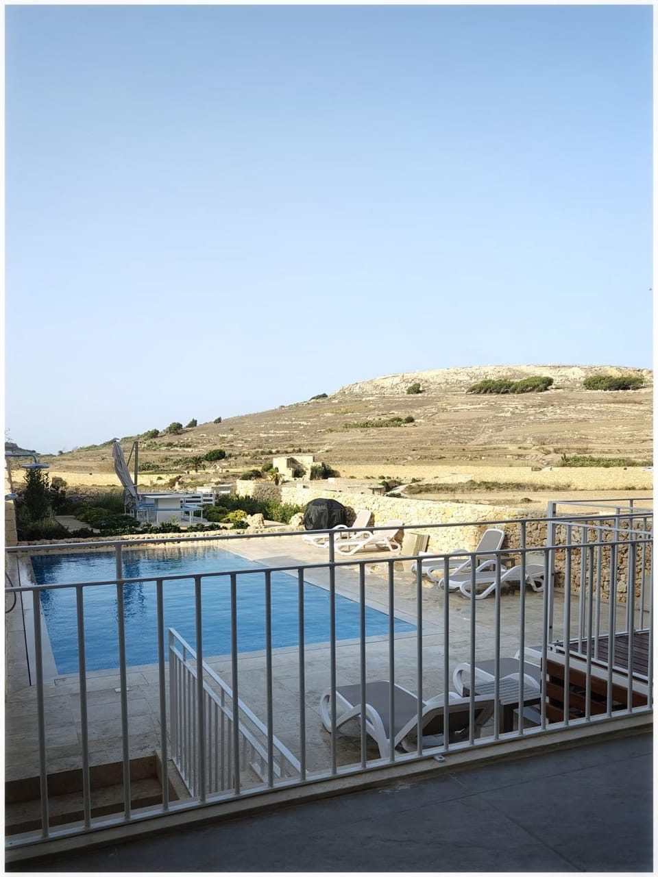 Natural landscape, Pool view, Swimming pool, sunbed