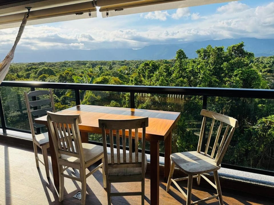 Day, Natural landscape, View (from property/room), Balcony/Terrace, Dining area, Mountain view
