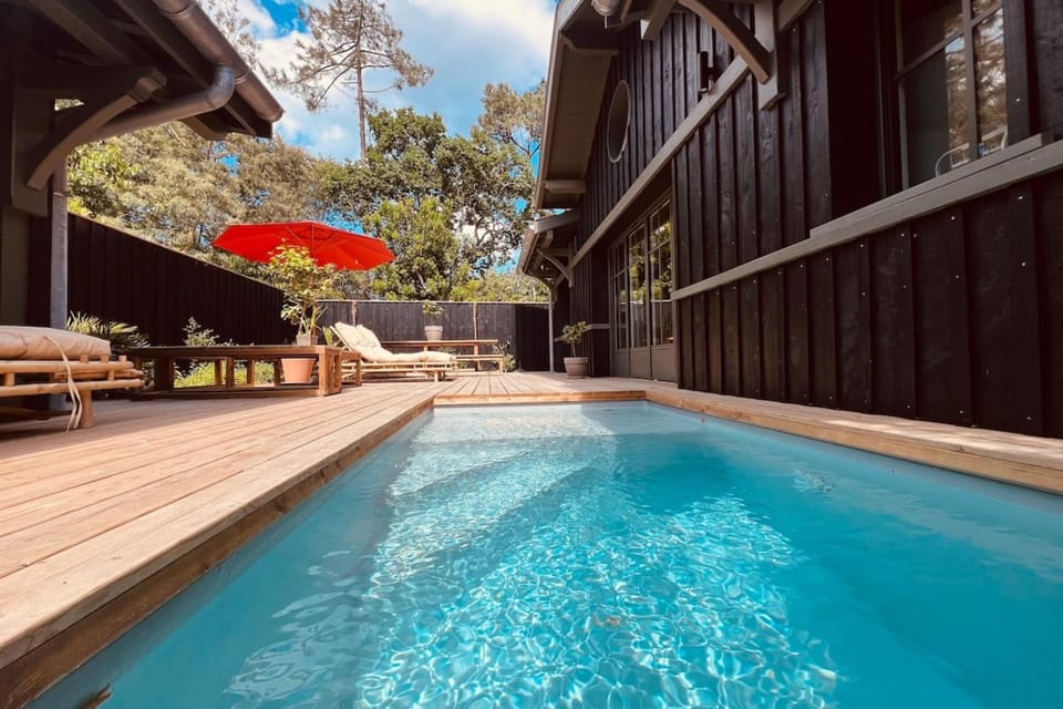 Villa Lège-Cap-Ferret - piscine - vue bassin Villa in Lege-Cap-Ferret