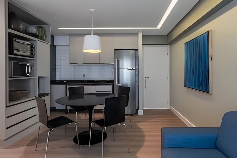 Kitchen or kitchenette, oven