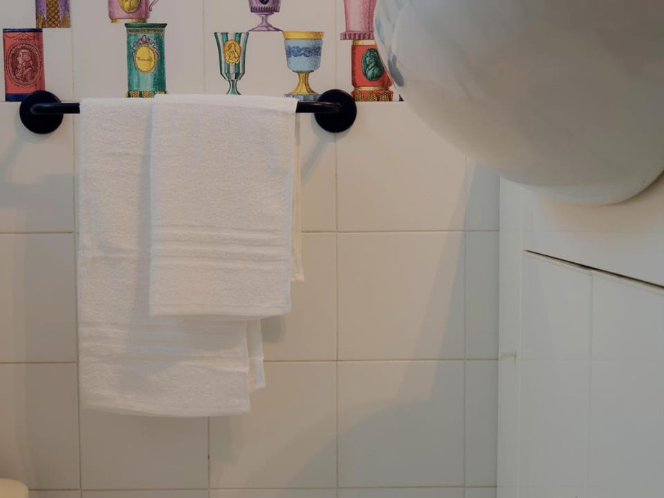Bathroom, towels