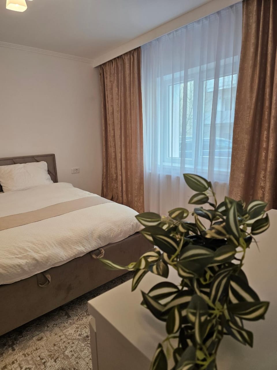 At Blue Apartment in Romania