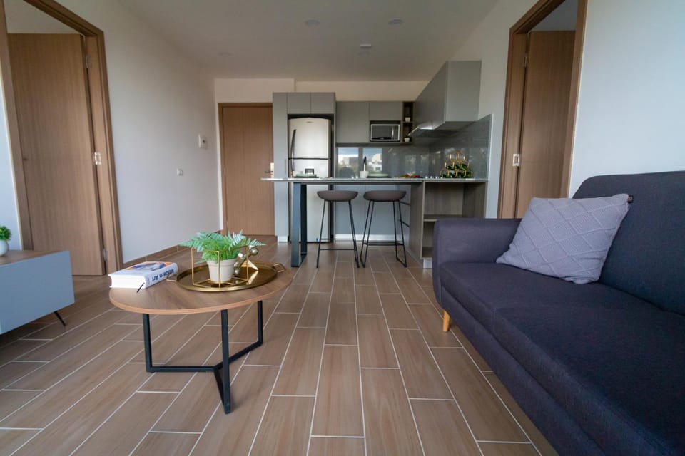 Kitchen or kitchenette, Living room