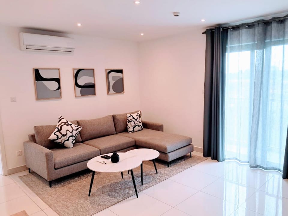 Living room, Seating area, air conditioner