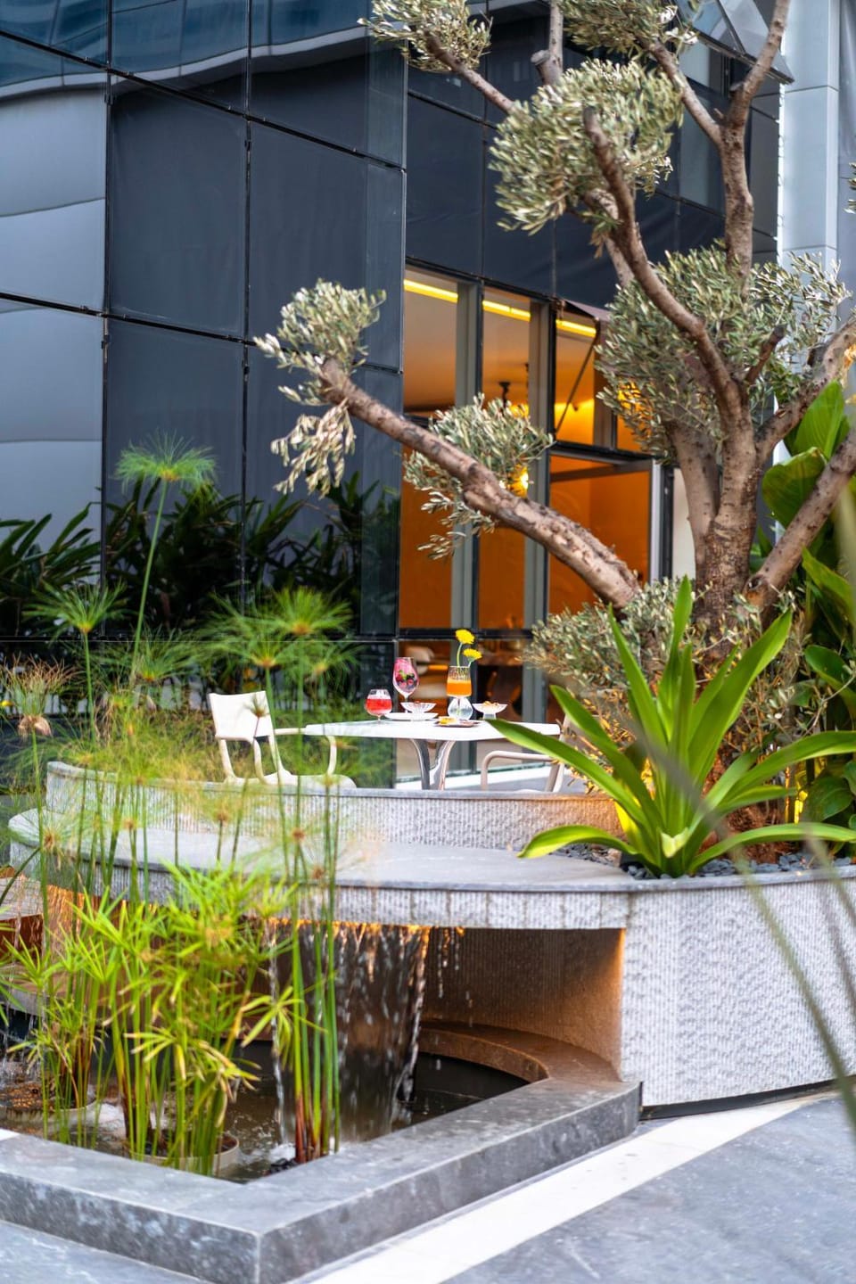 Property building, Garden