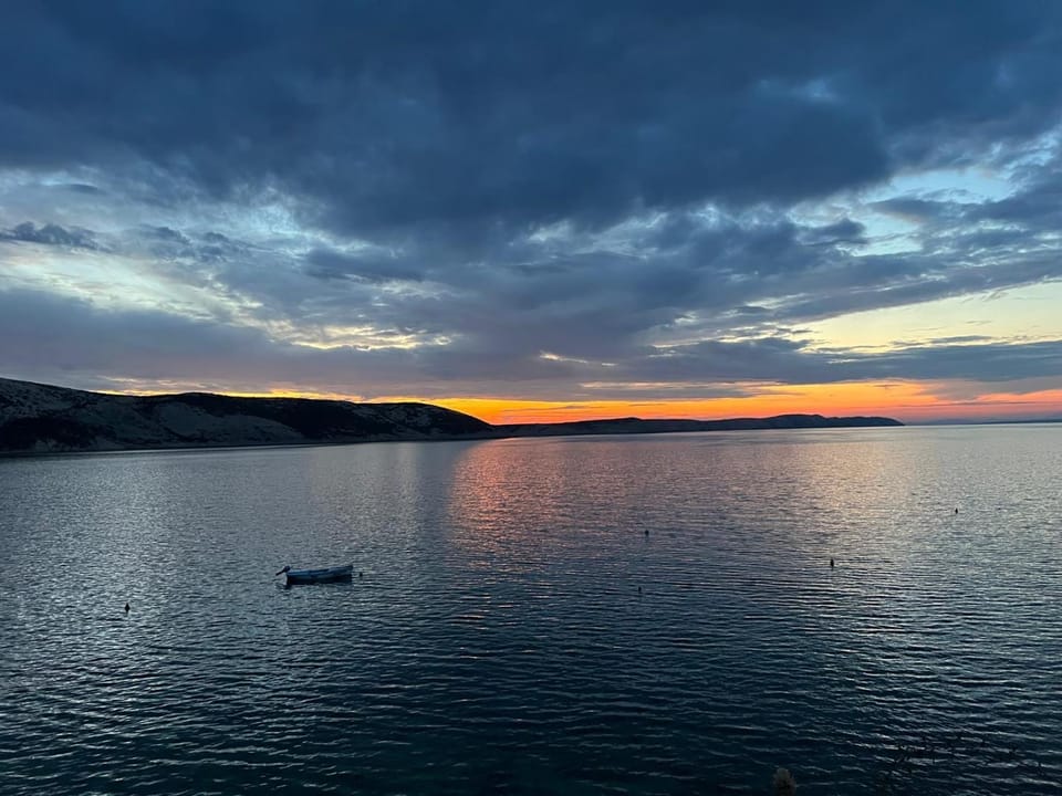 Natural landscape, Sea view, Sunset